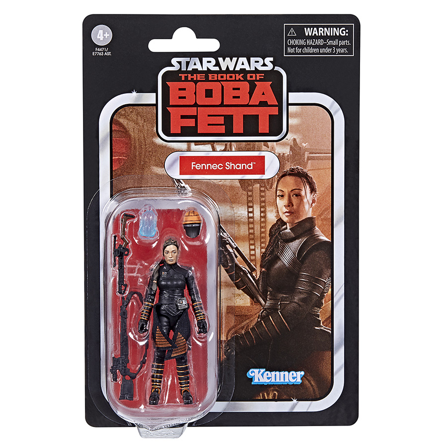 Star Wars Vintage Collection Book Of Boba Fett Fennec Shand 3.75-Inch Action Figure Case
