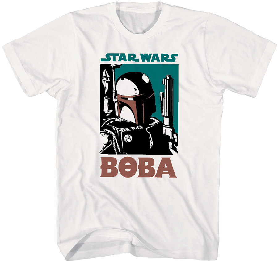 Star Wars Boba Fett Profile Putty T-Shirt Large