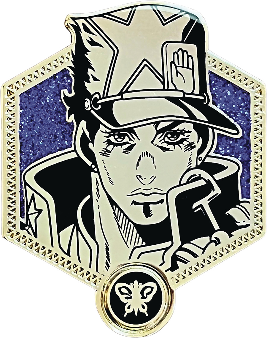 JoJos Bizarre Adventure Stone Ocean Golden Pin - Jotaro Kujo