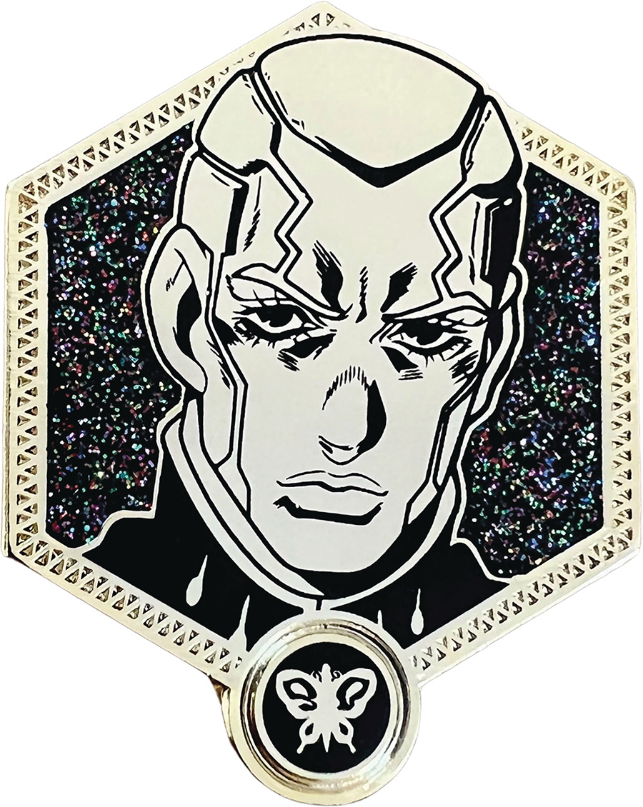JoJos Bizarre Adventure Stone Ocean Golden Pin - Narciso Anasui