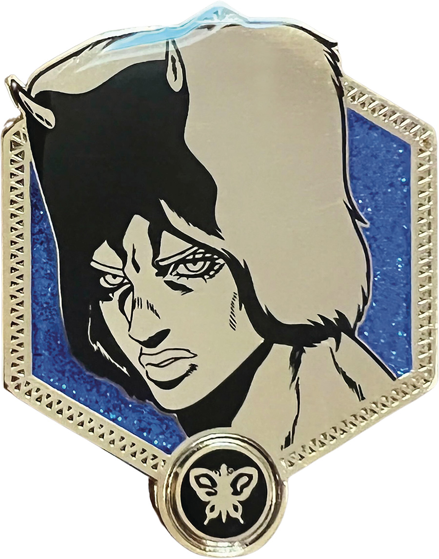 JoJos Bizarre Adventure Stone Ocean Golden Pin - Weather Report