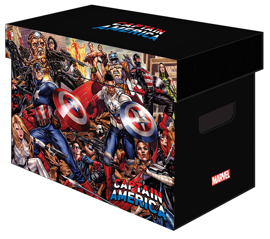 Marvel Graphic Comic Box - Captain America (Bundle Of 5)