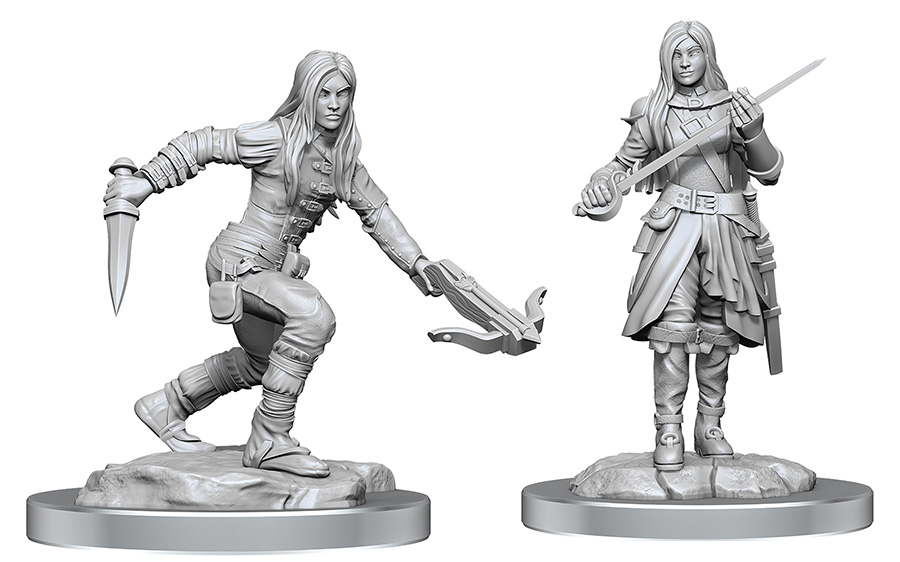 Dungeons & Dragons Nolzurs Marvelous Miniature - Half Elf Rogue Female