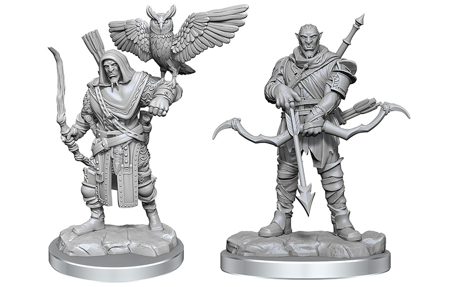 Dungeons & Dragons Nolzurs Marvelous Miniature - Orc Ranger Male