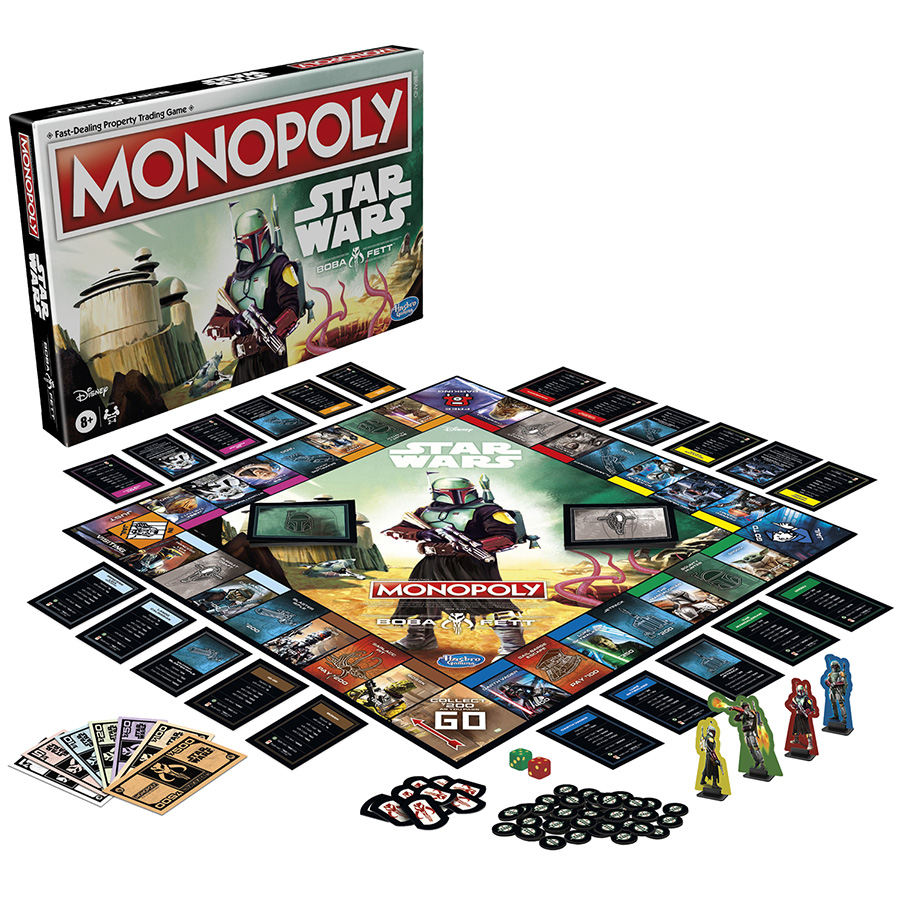 Monopoly Star Wars Boba Fett Edition Board Game Case