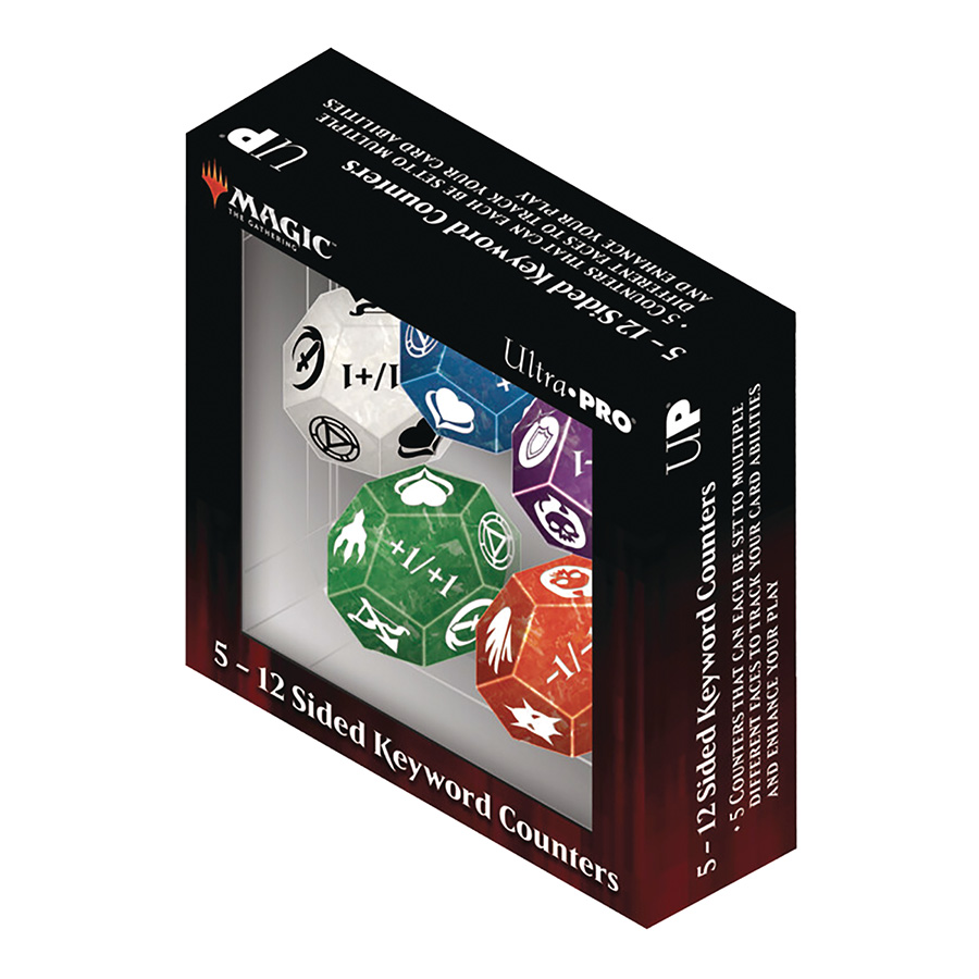 Magic The Gathering 12-Sided Keyword Counters