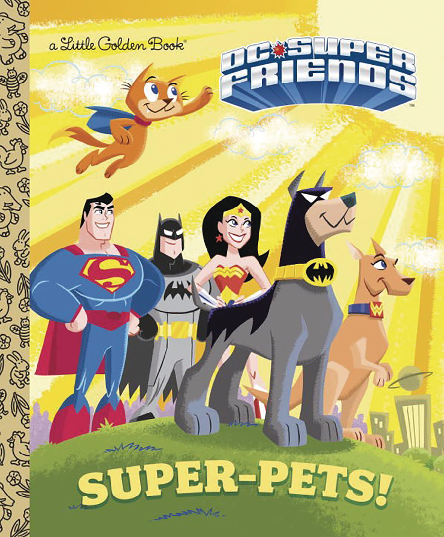 DC Super Friends Super-Pets Little Golden Book HC New Printing