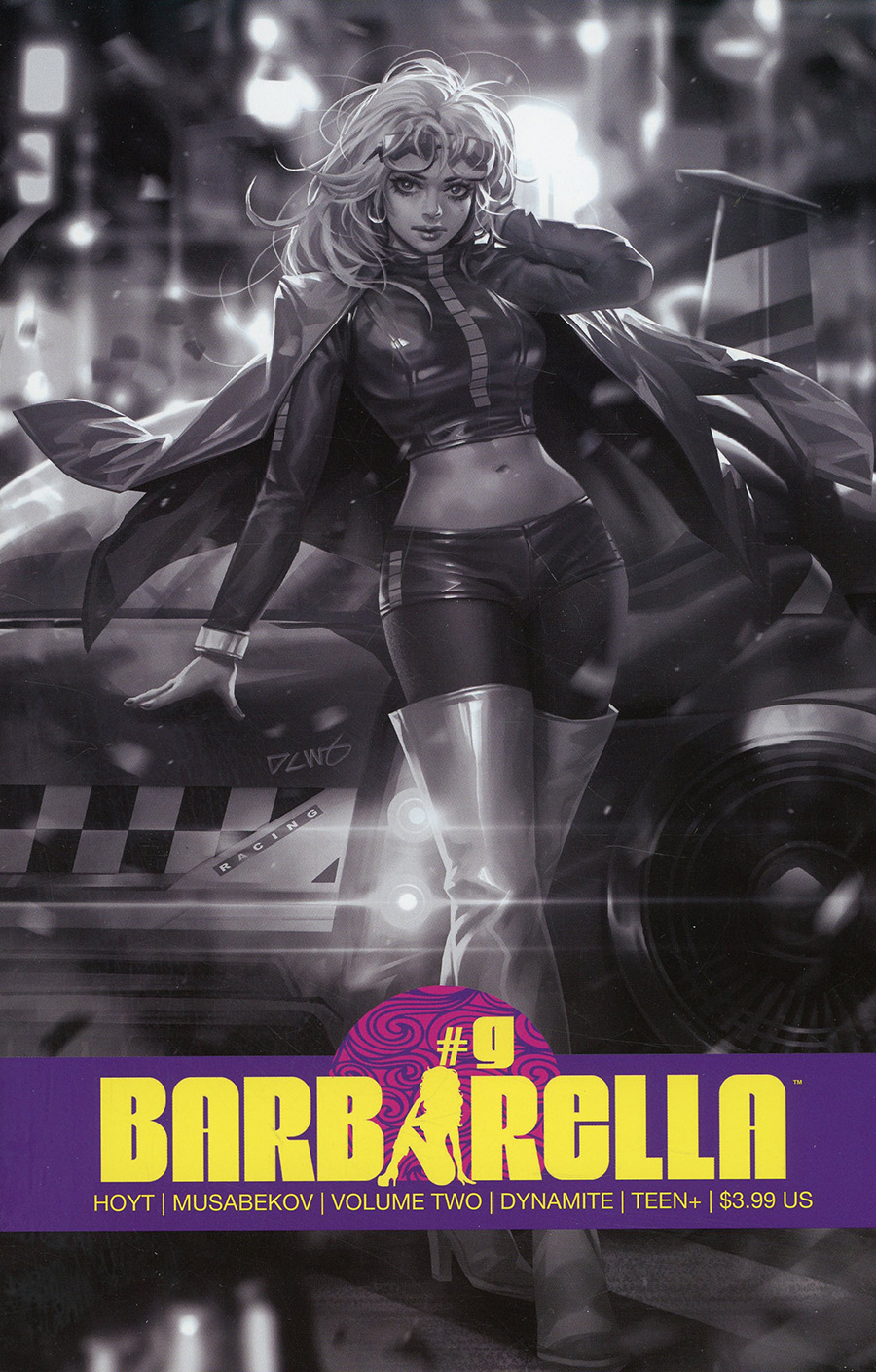 Barbarella Vol 2 #9 Cover I Incentive Derrick Chew Black & White Cover