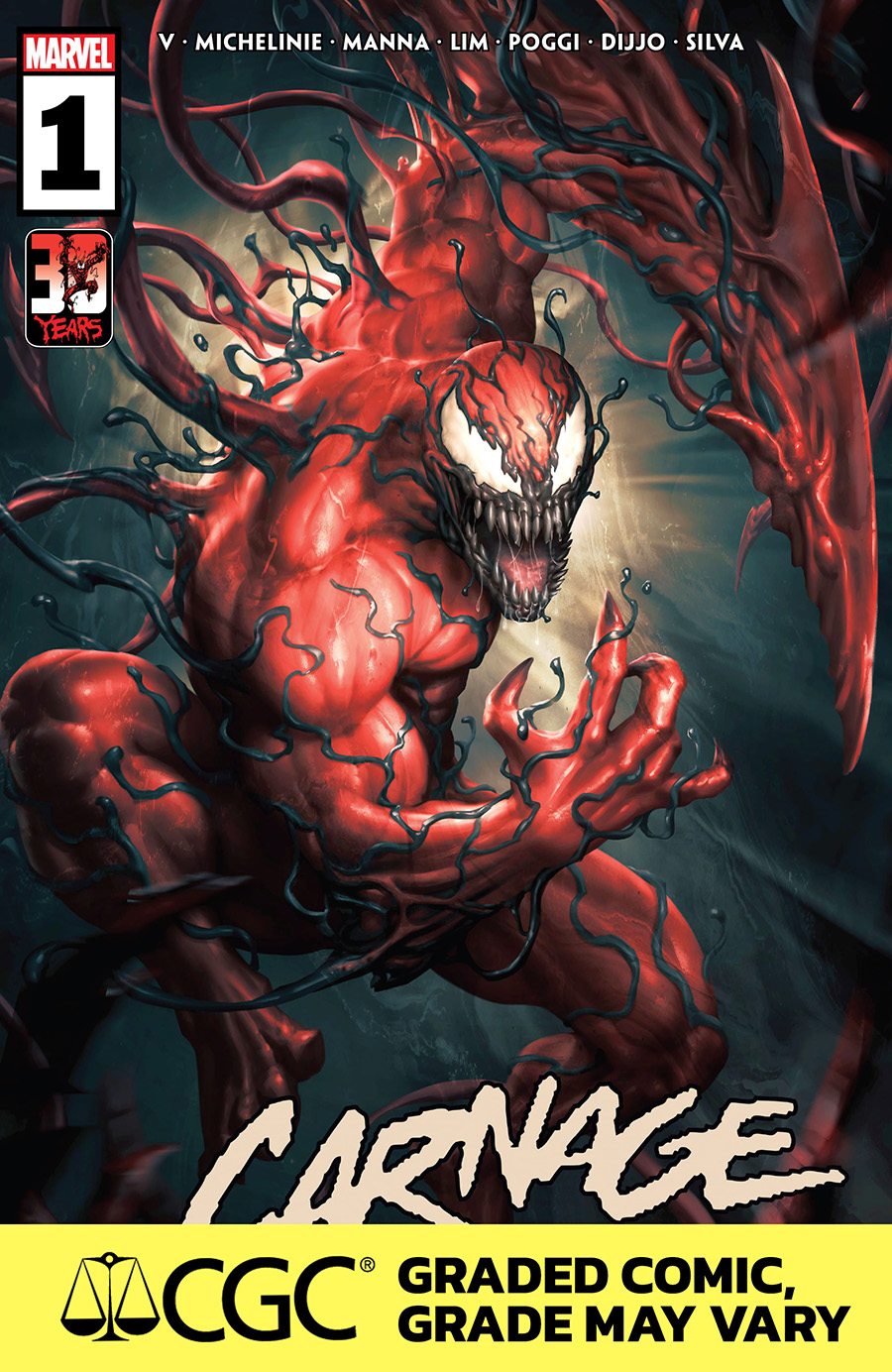 Carnage Vol 3 #1 Cover J DF CGC Graded 9.6 Or Higher