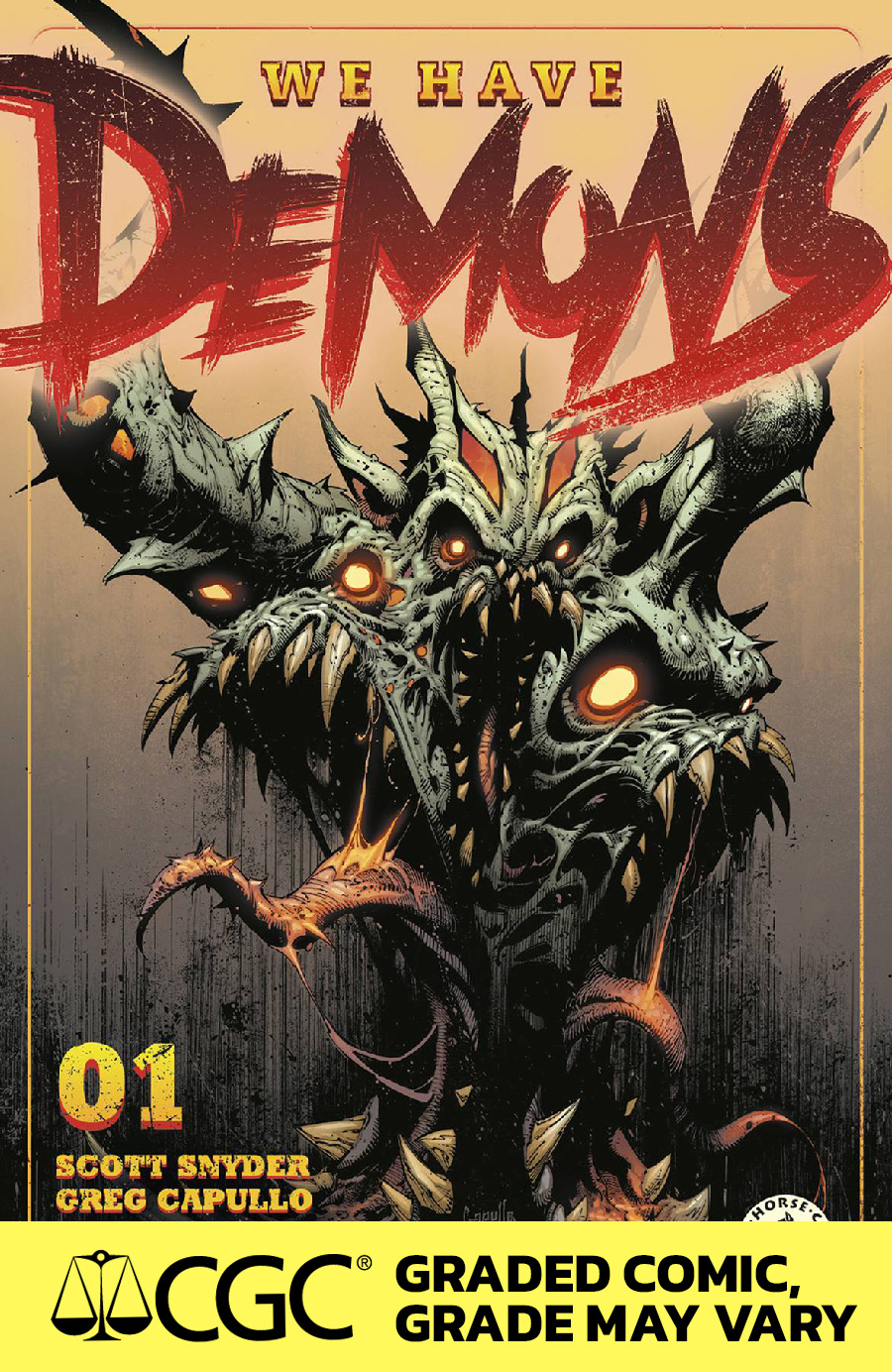 We Have Demons #1 Cover L DF CGC Graded 9.6 Or Higher
