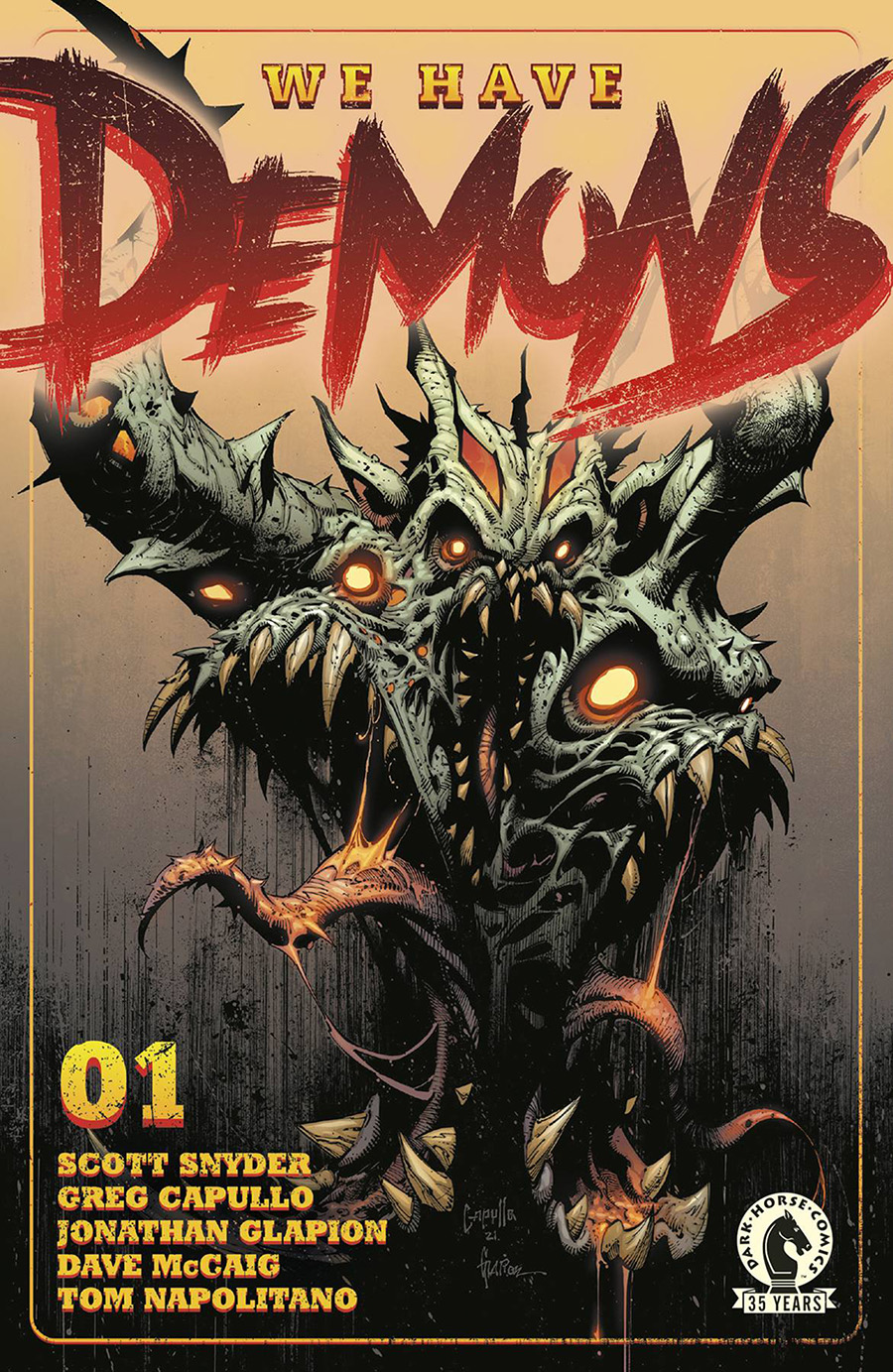 We Have Demons #1 Cover K DF Signed By Greg Capullo