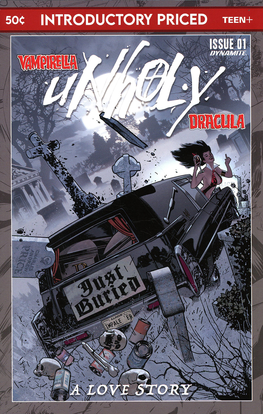Vampirella Dracula Unholy #1 Cover Z-C Regular Adam Hughes Cover (Introductory Priced Edition)