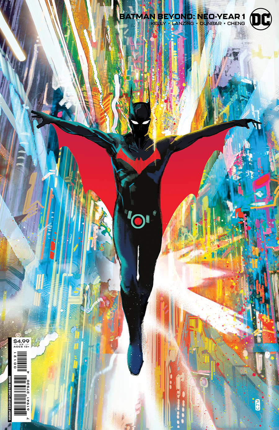 Batman Beyond Neo-Year #1 Cover B Variant Christian Ward Card Stock Cover
