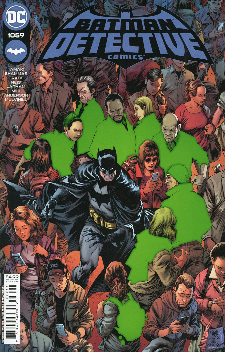 Detective Comics Vol 2 #1059 Cover A Regular Ivan Reis Danny Miki & Brad Anderson Cover