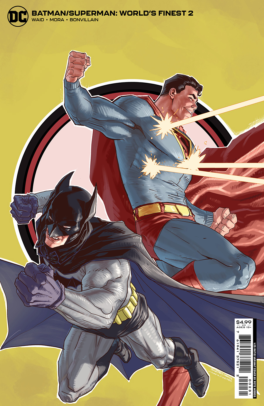 Batman Superman Worlds Finest #2 Cover C Incentive Pete Woods Card Stock Variant Cover