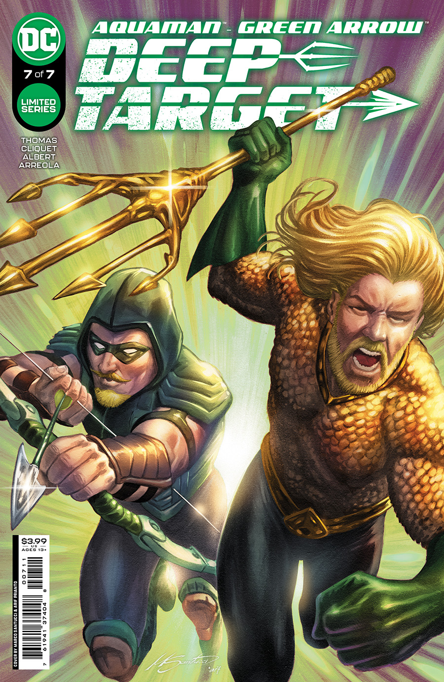 Aquaman Green Arrow Deep Target #7 Cover A Regular Marco Santucci & Arif Prianto Cover