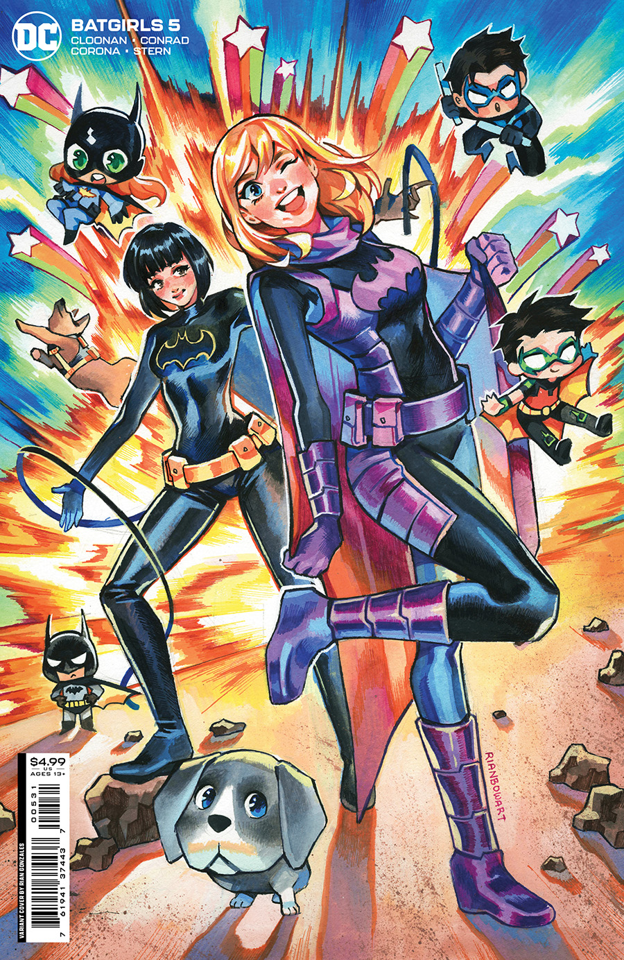 Batgirls #5 Cover C Incentive Rian Gonzales Card Stock Variant Cover