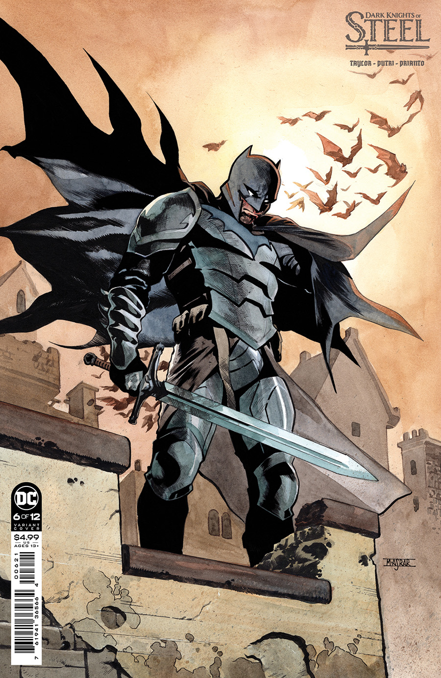 Dark Knights Of Steel #6 Cover C Incentive Mahmud Asrar Card Stock Variant Cover