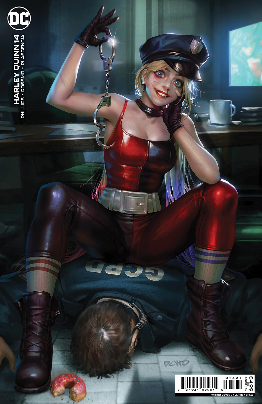 Harley Quinn Vol 4 #14 Cover B Variant Derrick Chew Card Stock Cover
