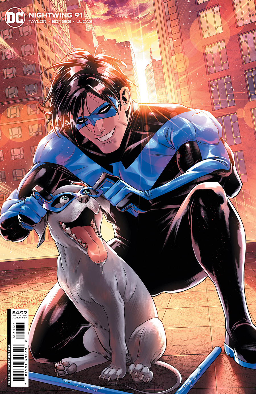 Nightwing Vol 4 #91 Cover C Incentive Serg Acuna Card Stock Variant Cover