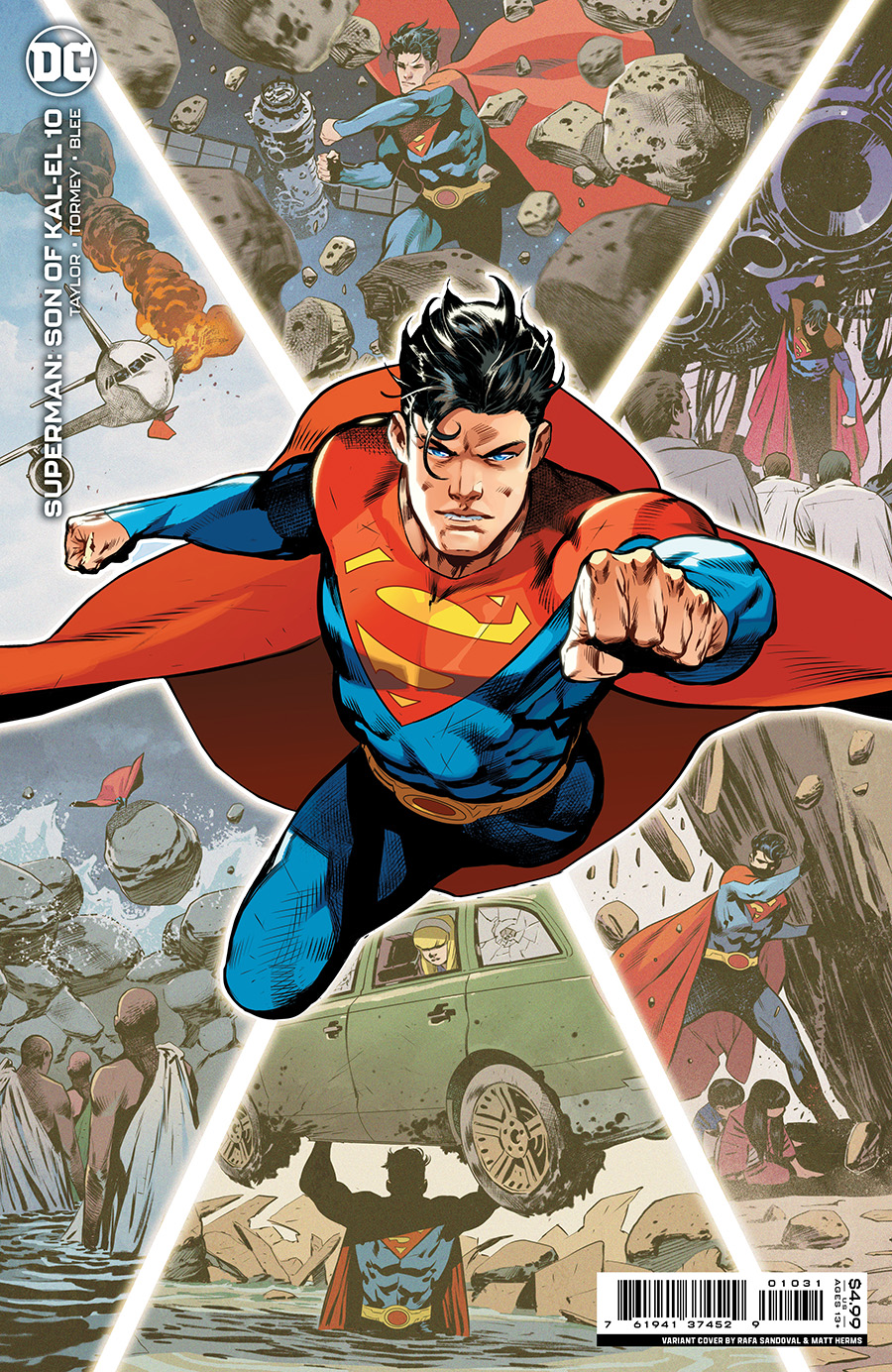 Superman Son Of Kal-El #10 Cover C Incentive Rafa Sandoval Card Stock Variant Cover