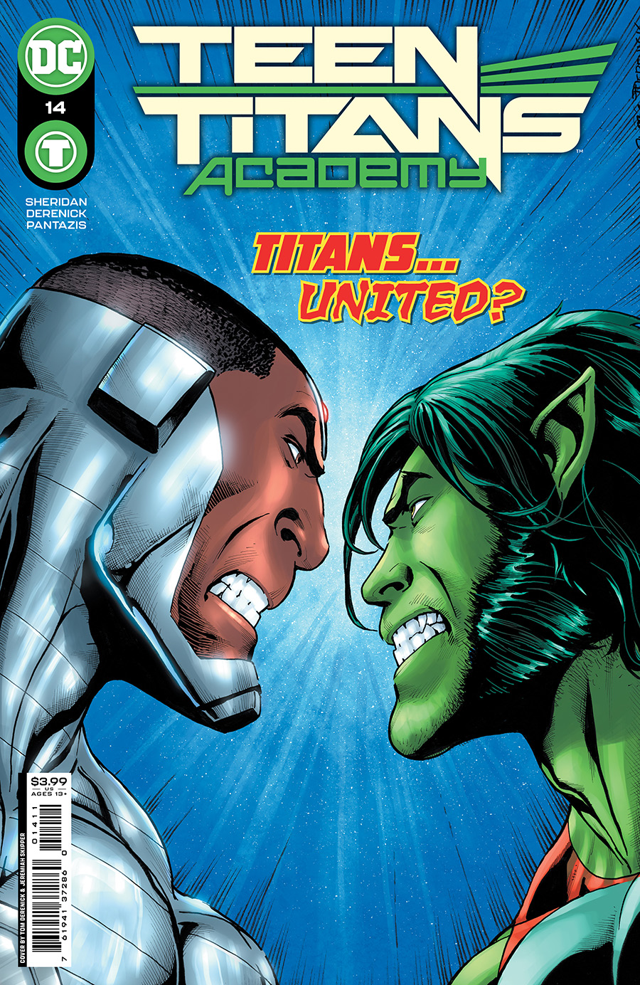 Teen Titans Academy #14 Cover A Regular Tom Derenick & Jeremiah Skipper Cover