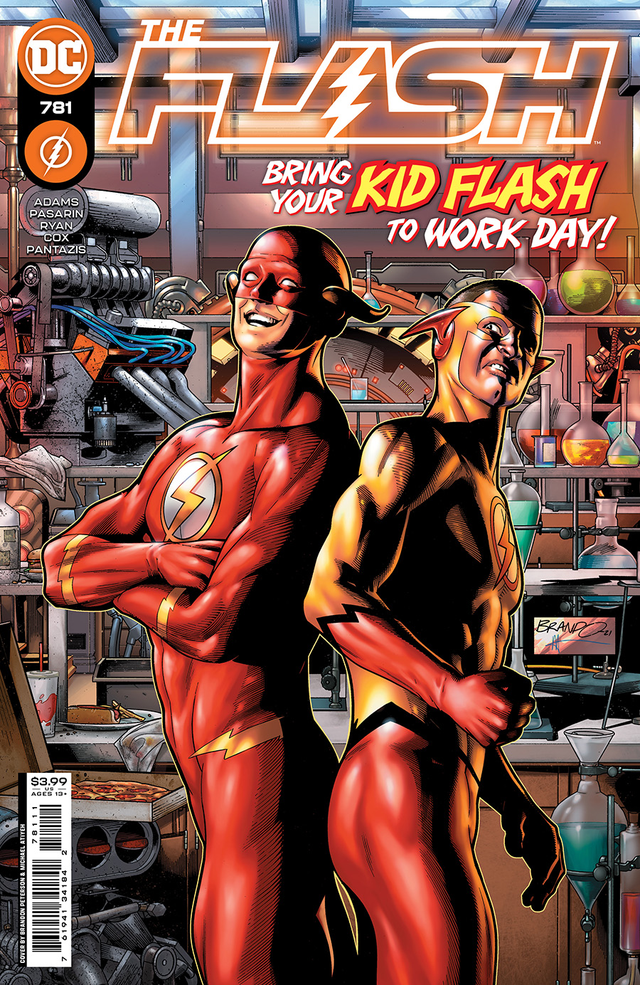 Flash 781 cover a Brandon Peterson & Michael Atiyeh vol. 5 