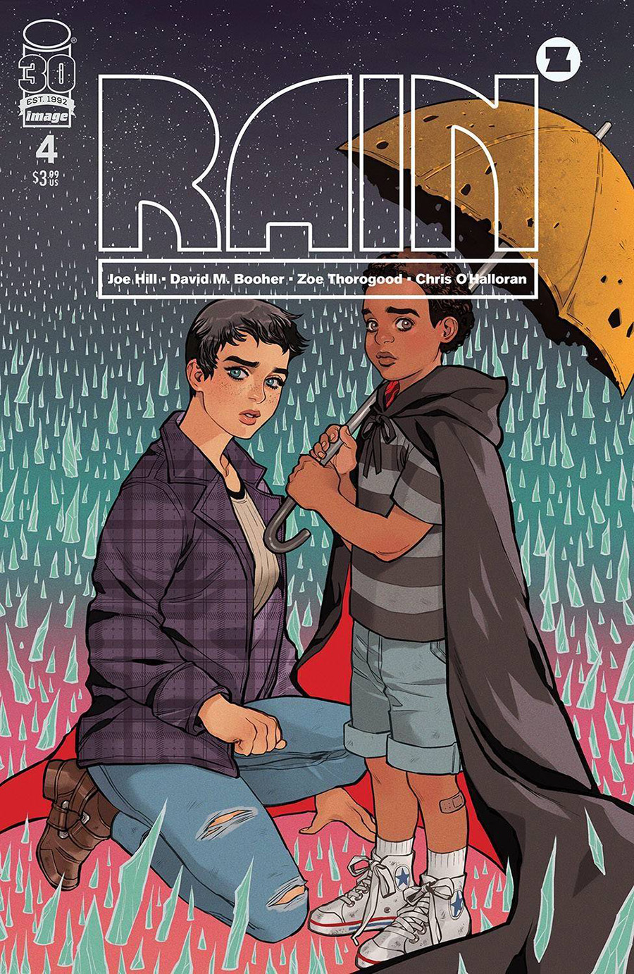Joe Hills Rain #4 Cover C Incentive Romy Jones Variant Cover