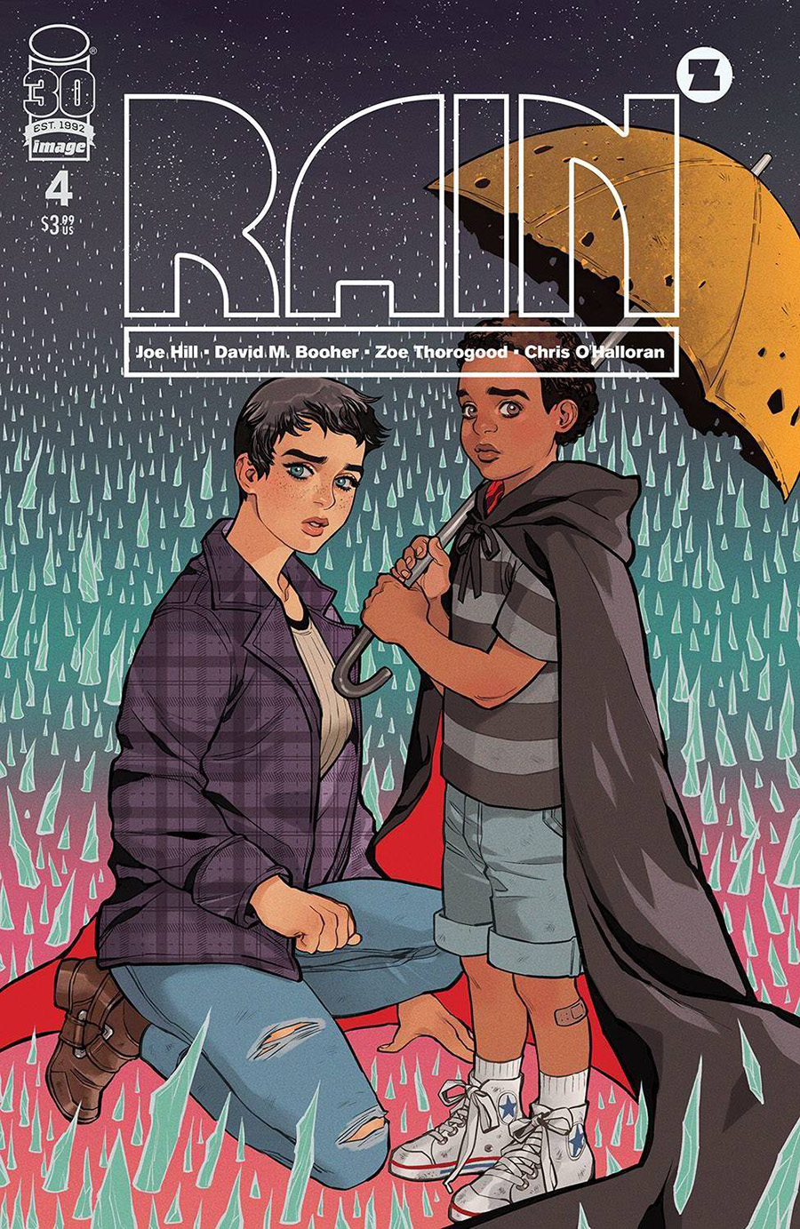 Joe Hills Rain #4 Cover C Incentive Romy Jones Variant Cover