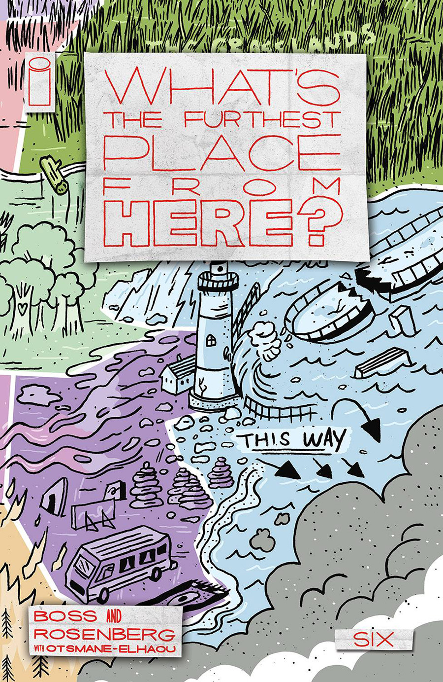 Whats The Furthest Place From Here #6 Cover C Incentive Courtney Menard Connecting Map Variant Cover