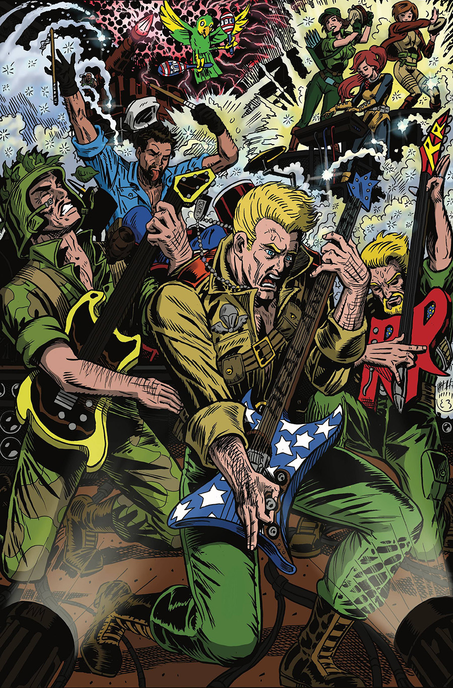 GI Joe A Real American Hero Saturday Morning Adventures #3 Cover C Incentive Will Meugniot Variant Cover
