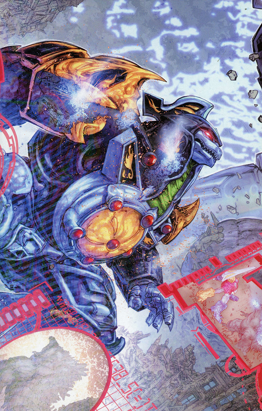 Godzilla vs Mighty Morphin Power Rangers #2 Cover C Incentive Freddie E Williams II Virgin Variant Cover