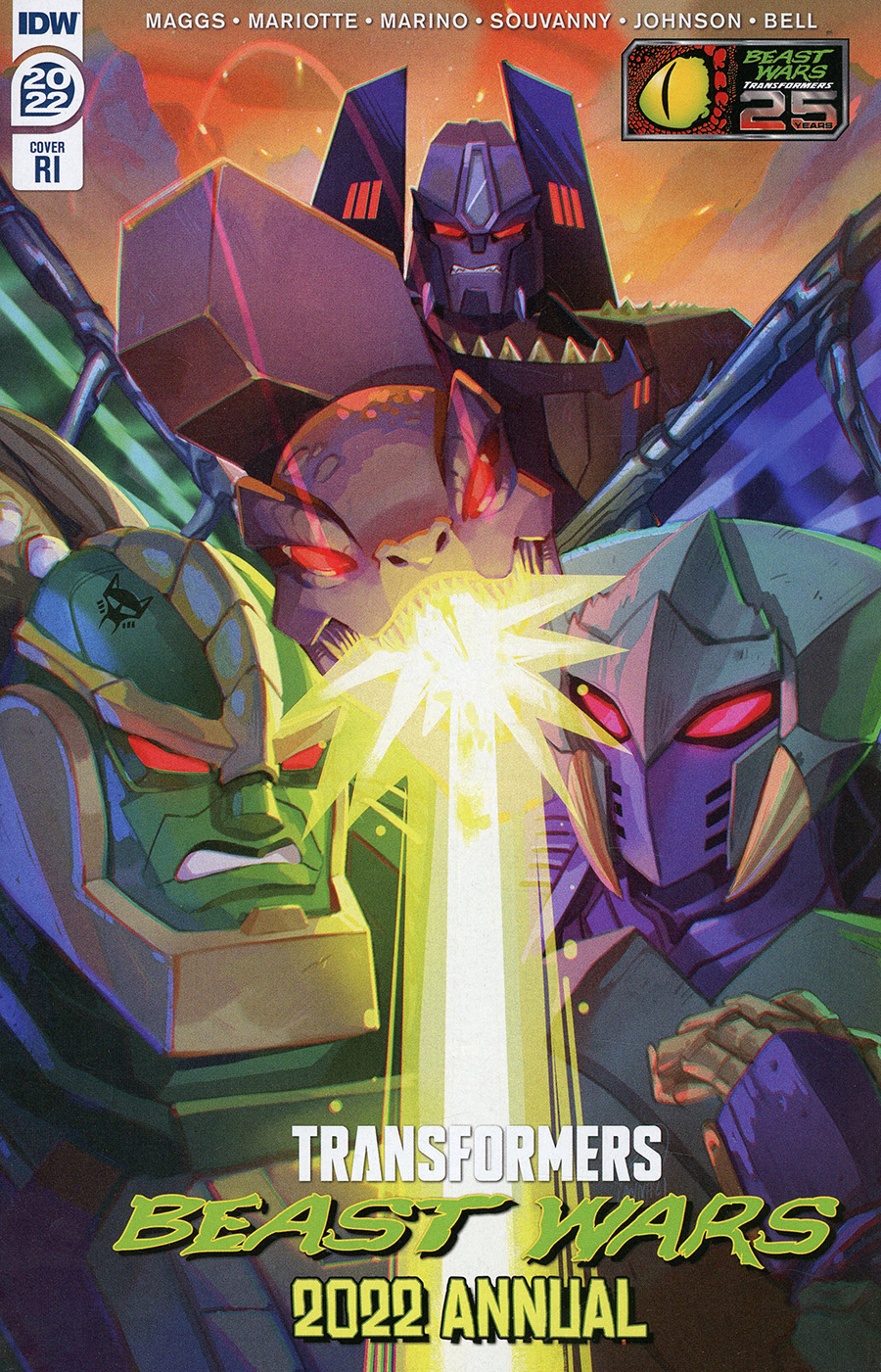 Transformers Beast Wars Vol 2 Annual 2022 #1 Cover B Incentive Lanna Souvanny Variant Cover