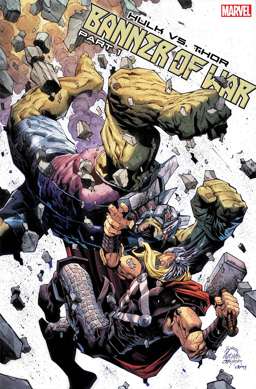 Hulk vs Thor Banner Of War Alpha #1 (One Shot) Cover G Incentive Ryan Stegman Variant Cover (Banner Of War Part 1)