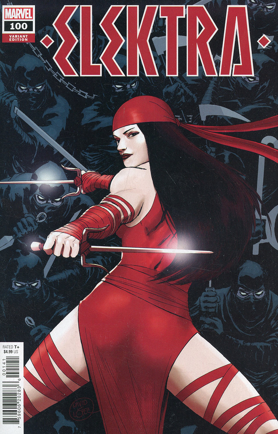 Elektra Vol 4 #100 Cover D Incentive David Lopez Variant Cover