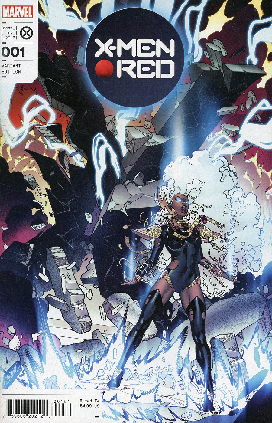 X-Men Red Vol 2 #1 Cover G Incentive Javier Garron Teaser Variant Cover