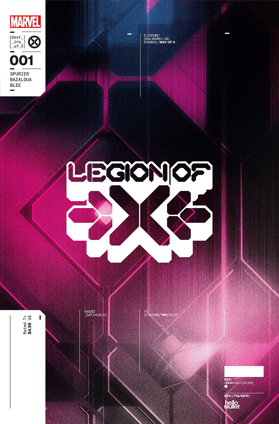 Legion Of X #1 Cover F Incentive Tom Muller Design Variant Cover