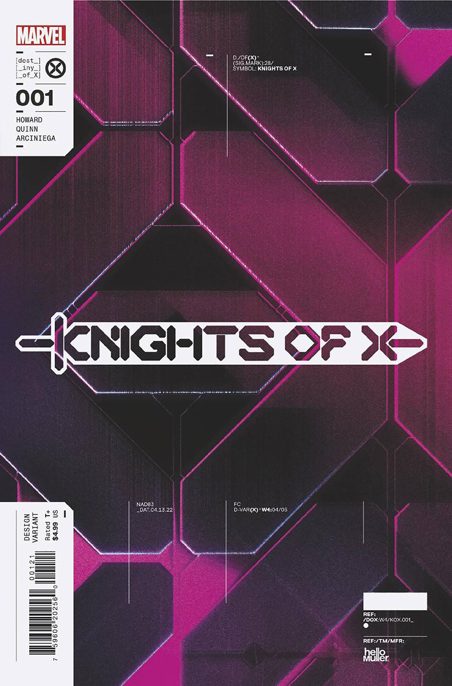 Knights Of X #1 Cover E Incentive Tom Muller Design Variant Cover