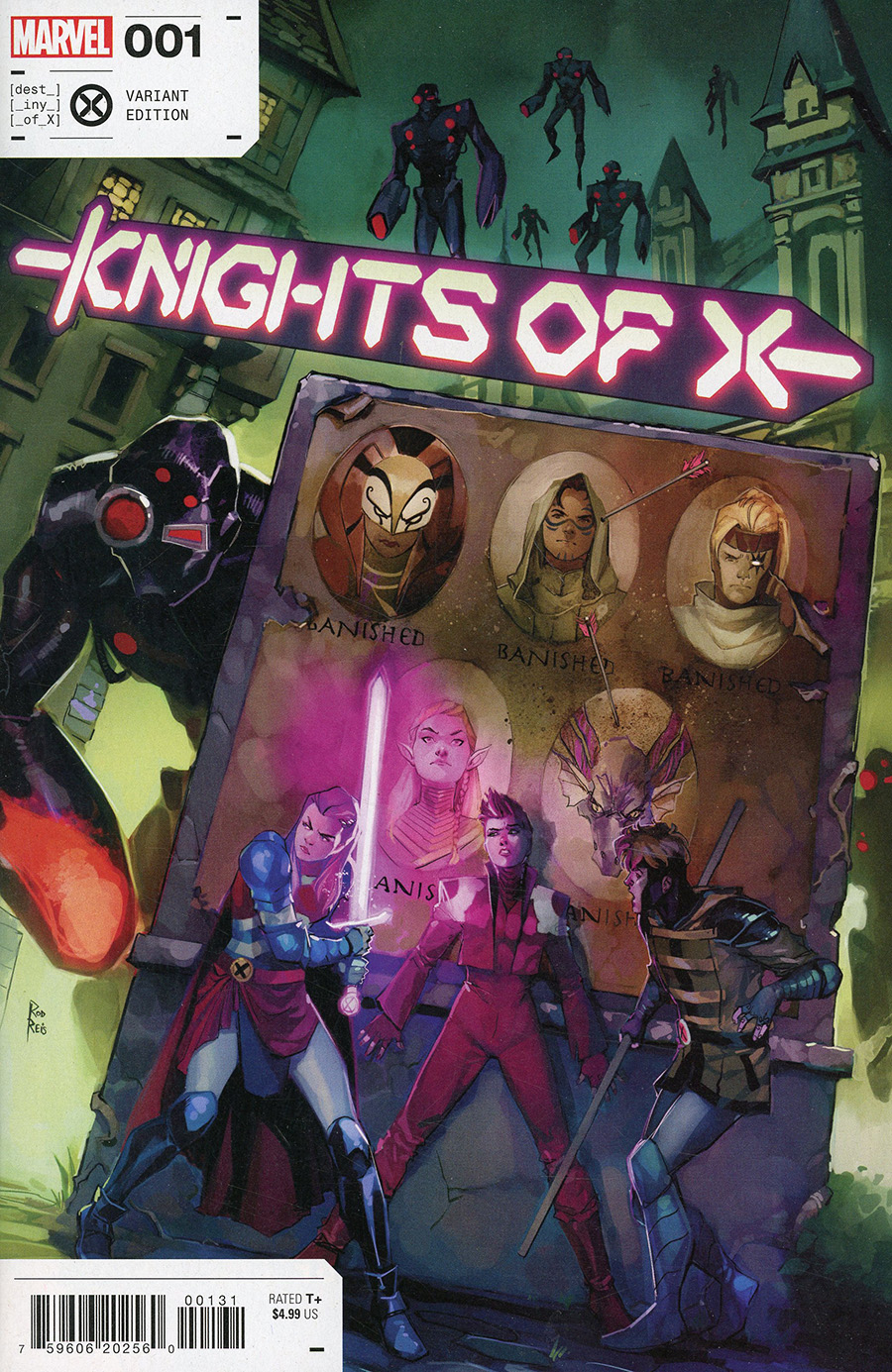 Knights Of X #1 Cover F Incentive Rod Reis Teaser Variant Cover