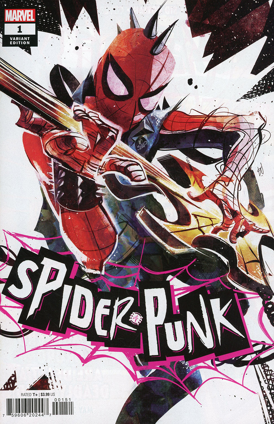 Spider-Punk #1 Cover D Incentive Mike Del Mundo Variant Cover