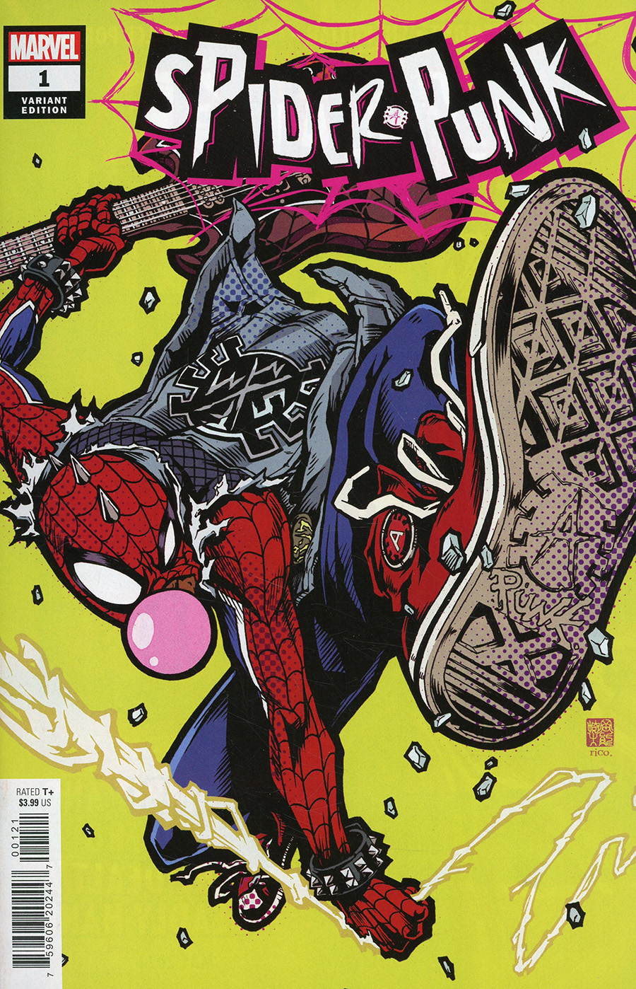 Spider-Punk #1 Cover E Incentive Takashi Okazaki Variant Cover