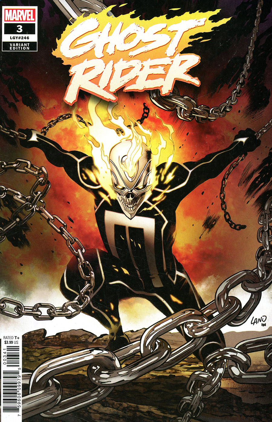 Ghost Rider Vol 9 #3 Cover D Incentive Greg Land Variant Cover