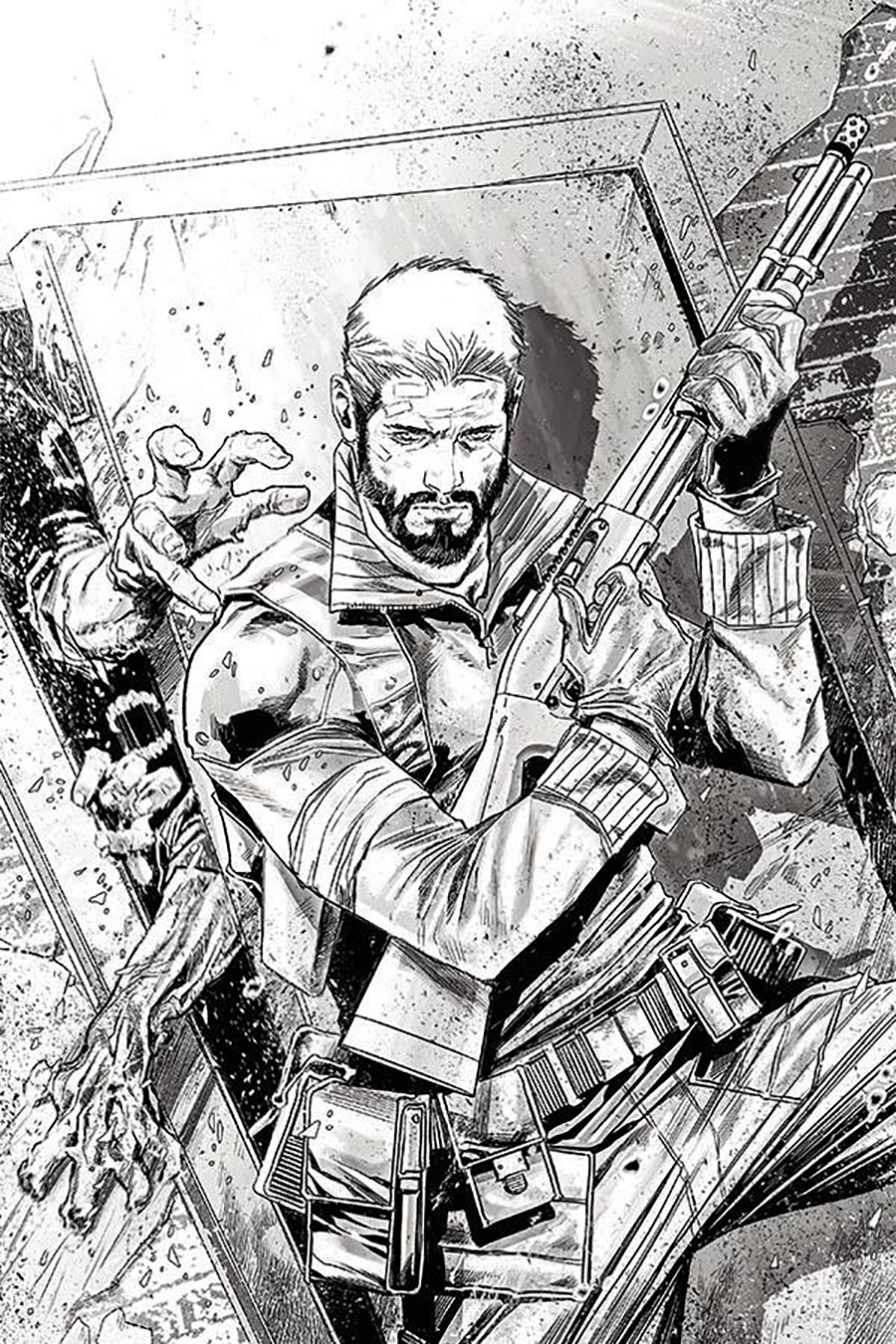 Life Zero #3 Cover G Incentive Marco Checchetto Black & White Cover