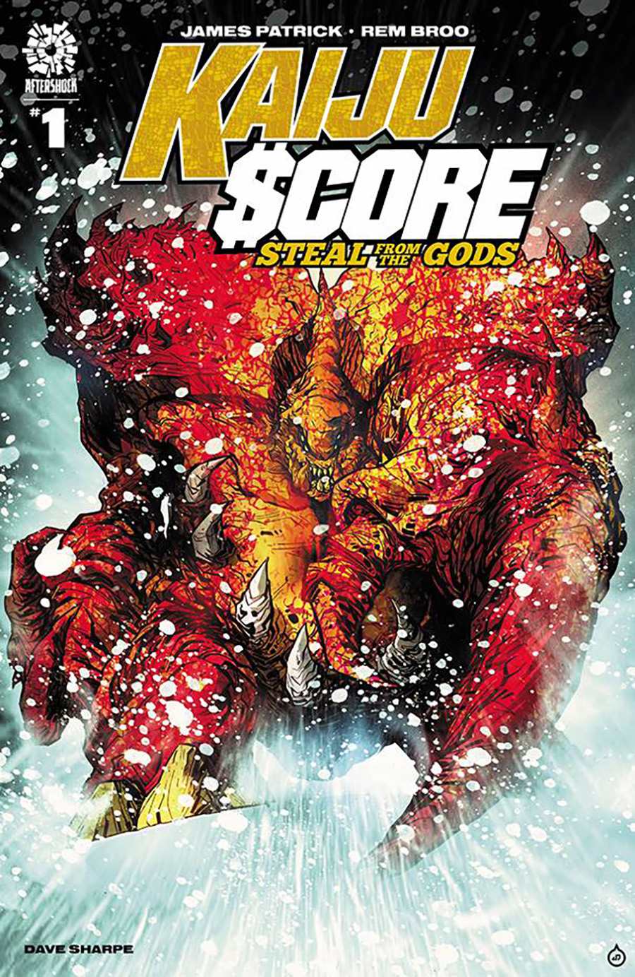 Kaiju Score Steal From The Gods #1 Cover B Incentive Juan Doe Variant Cover