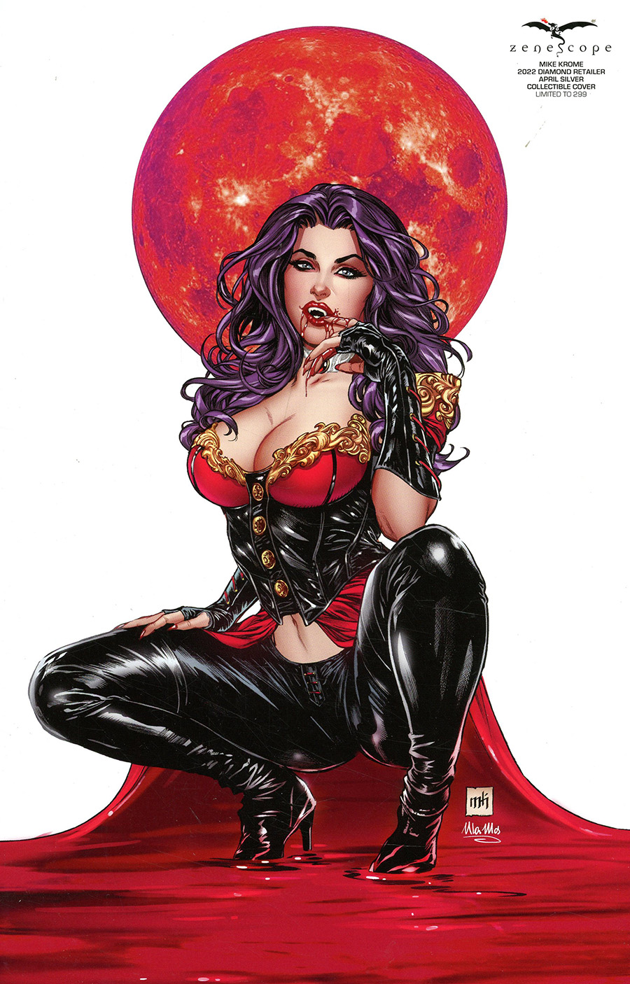 Grimm Spotlight Mystere Divinity #1 (One Shot) Cover E Mike Krome Draculas Daughter Regular Retailer Variant Cover