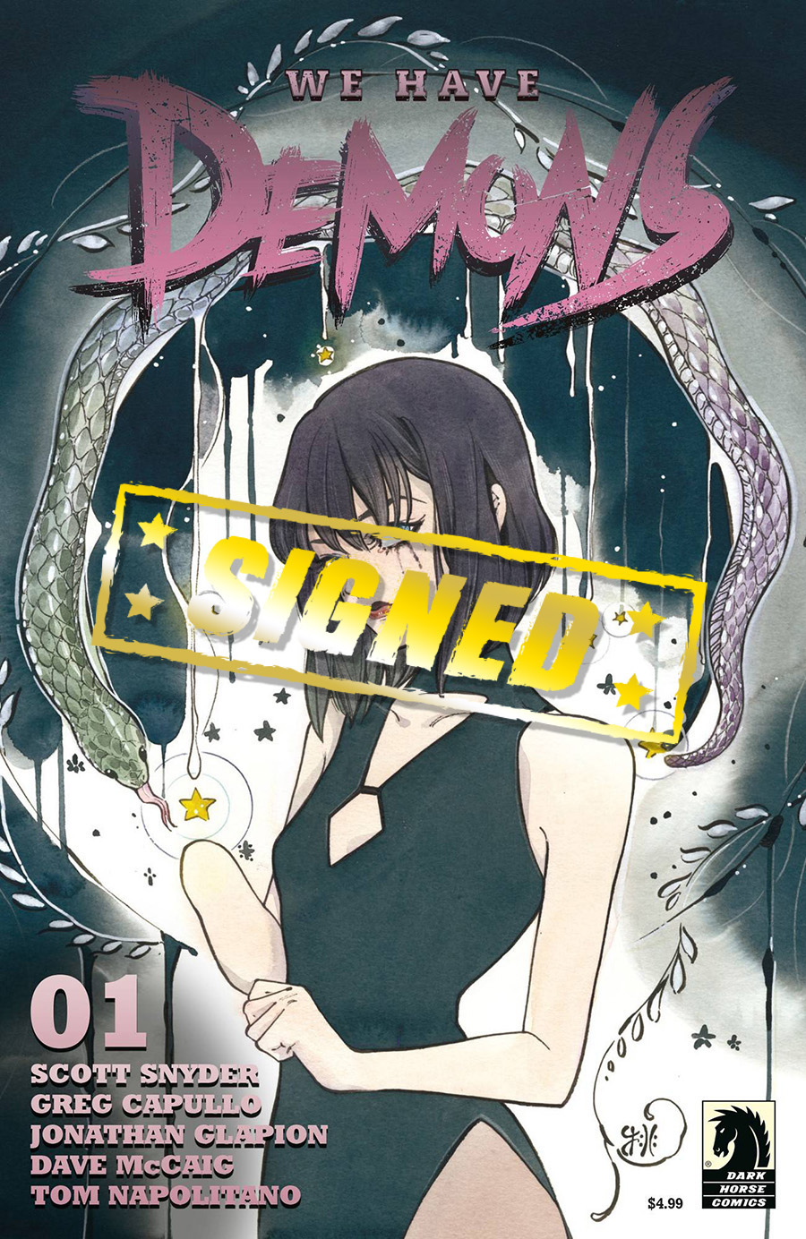 We Have Demons #1 Cover I Variant Peach Momoko Cover Signed By Scott Snyder