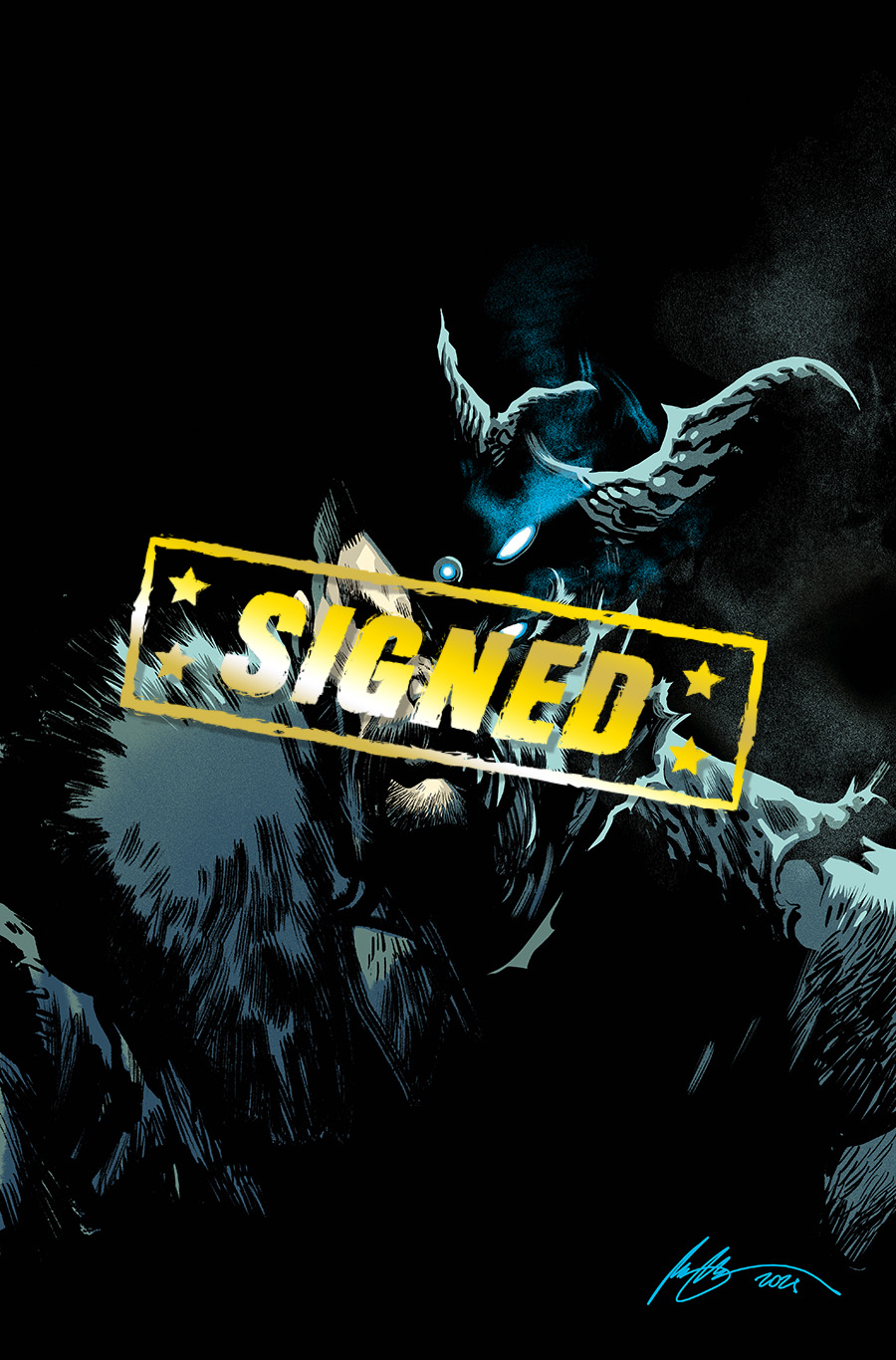 We Have Demons #1  Midtown Exclusive Rafael Albuquerque Variant Cover Signed By Scott Snyder