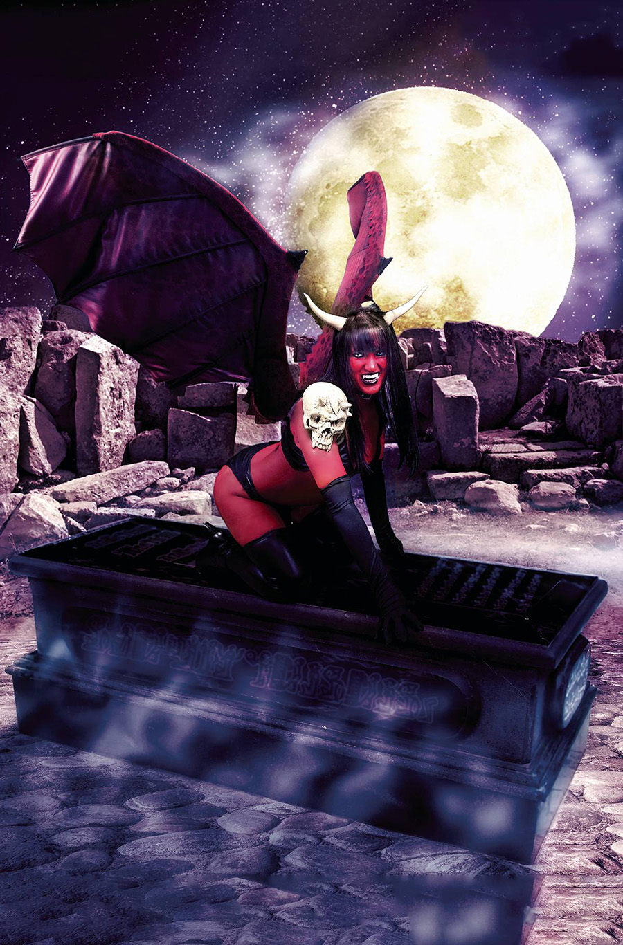 Purgatori Vol 4 #5 Cover N Incentive Nerdy Nereid Cosplay Photo Virgin Cover