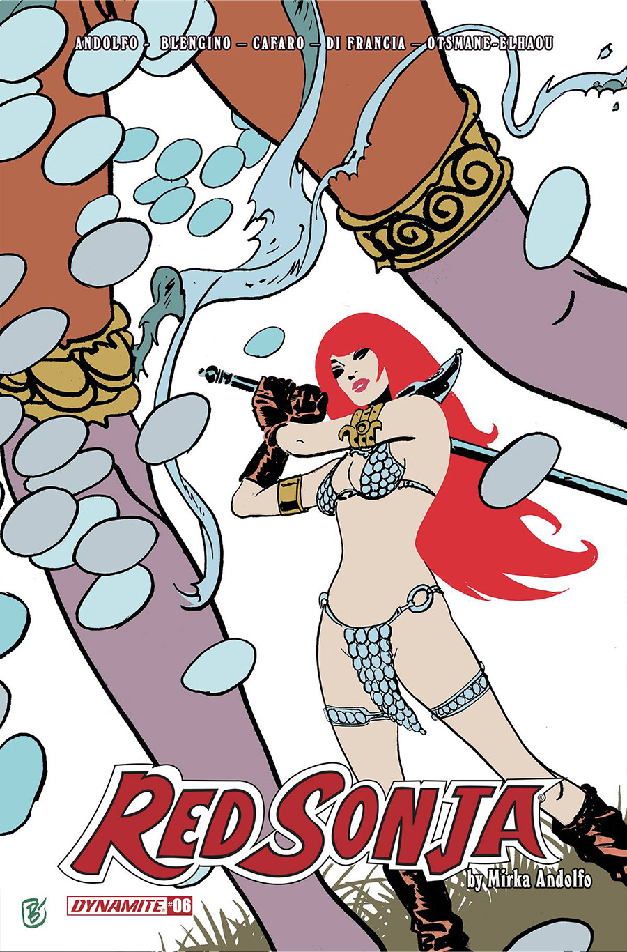 Red Sonja Vol 9 #6 Cover N Incentive Jimmy Broxton Risque Variant Cover