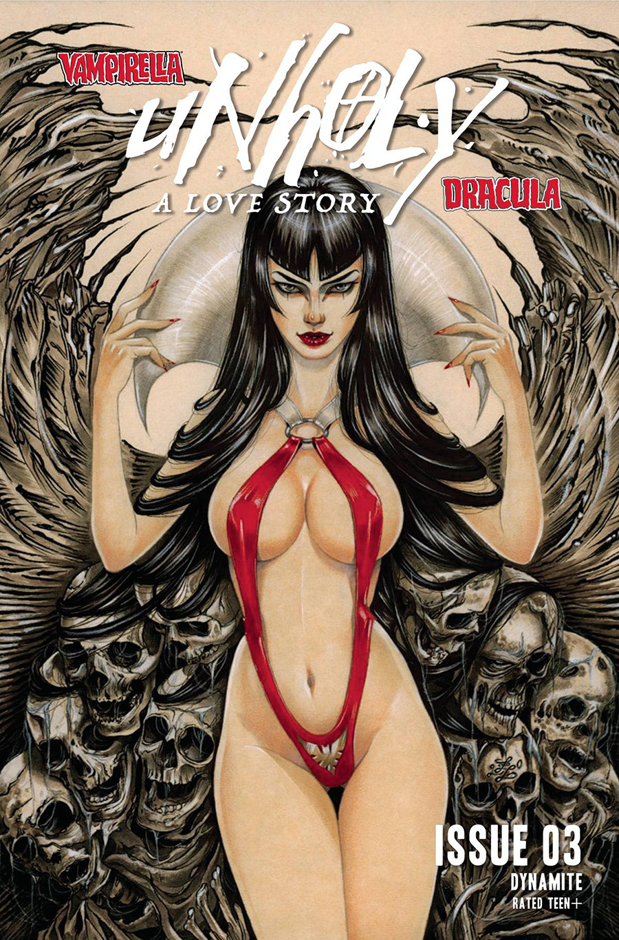 Vampirella Dracula Unholy #3 Cover N Variant Zoe Lacchei Cover